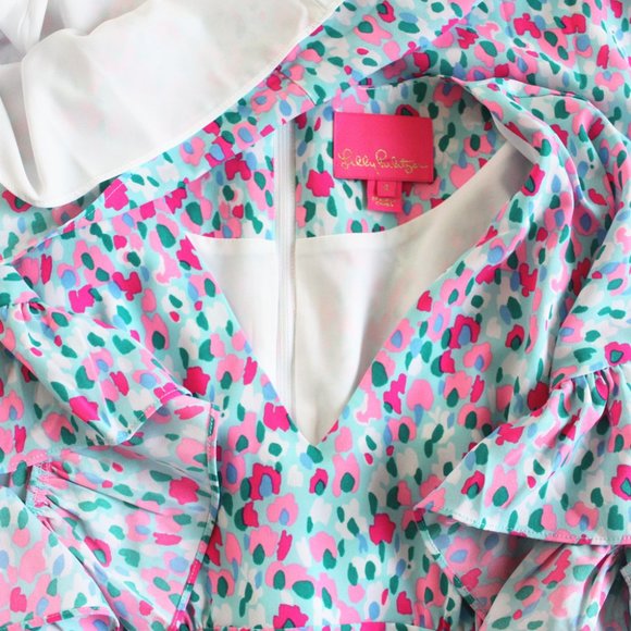 Lilly Pulitzer Blaire Stretch Dress, Hottie Dottie - Picture 8 of 9